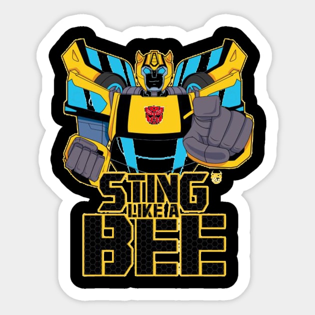 Sting Like A Bee Sticker by Meraki01